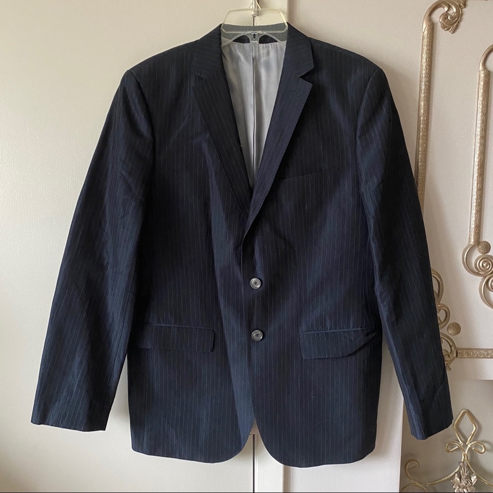 Zara man suit jacket / sports jacket size 40R 40 striped men’s